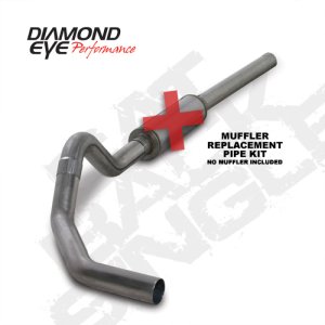 Dodge Cummins 3500 Performance Exhaust - Diamond Eye Performance - Cat Back Single SS - `04-`07